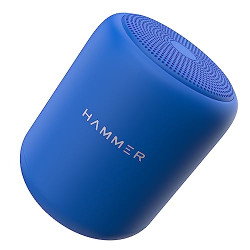 HAMMER Smash Bluetooth Speaker with 5W RMS Sound, Multi connectivity Modes, TWS Feature, IPX4 Water Resistance, Upto 4H Playtime (Blue)