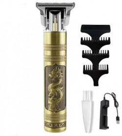 HAMOFY Professional Golden t99 Trimmer Haircut Grooming Kit Metal Body Rechargeable 31 Trimmer 120 min  Runtime 4 Length Settings(Gold)
