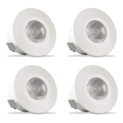 Surya 2W LED Prime SPOT Light, Ceiling SPOT Light (Green) (Pack of 4)