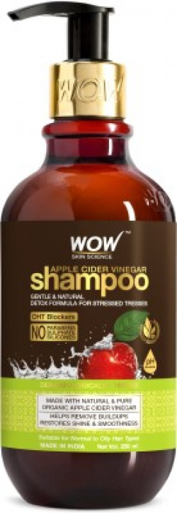 WOW SKIN SCIENCE Apple Cider Vinegar Shampoo - Restores Shine & Smoothness(250 ml)