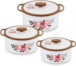Trueware Floraa  Pack of 3 Thermoware Casserole