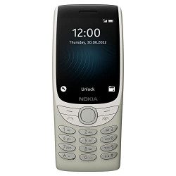 Nokia 8210 4G Volte keypad Phone with Dual SIM, Big Display, inbuilt MP3 Player & Wireless FM Radio | Sand