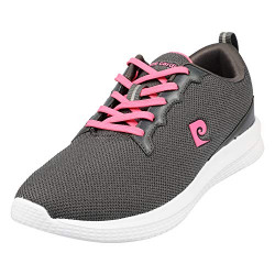 Pierre Cardin Women's Elle Un Dk.Grey-Pink Running Shoes-5 UK (38 EU) (Energia PC0300)Starts@899