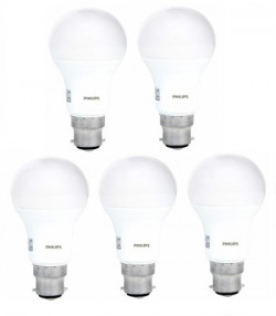 PHILIPS 14 W Round B22 LED Bulb(White, Pack of 5)
