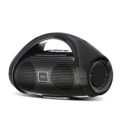 pTron Fusion Go 10W Portable Bluetooth Speaker with 6Hrs Playtime, Immersive Sound, Auto-TWS Function, Supports BT/USB/SD Card/AUX Playback & Lightweight (Black)
