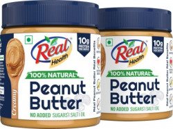 Real Health All Natural Peanut Butter 700 g(Pack of 2)