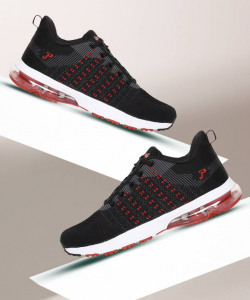 K1201G Cricket Gym Sports Comfortable Daily Outdoor Walking Shoes Running Shoes For Men(Black, Red)