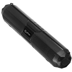pTron Fusion Beam 16W Bluetooth Soundbar Speaker, up to 19Hrs Playback Time, Mini Wireless Soundbar for Phone/TV/Laptop/Tablets/Projectors, BT5.0/Aux/TF Card/USB Drive Playback & TWS Function (Black)