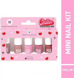 MyGlamm POPxo Makeup Collection -Mini Nail Kit Chillin'(Pack of 5)