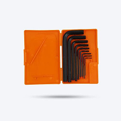 RAMEX Allen Key Set, Allen Key Set Tools Kit, 9pc Hex Allen Key Set In Orange Plastic Box Packet Size Allen Key Set Allen Keys