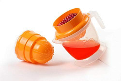 ATEVON Portable 2-in-1 Nano Juicer, Hand Press, Multicolor