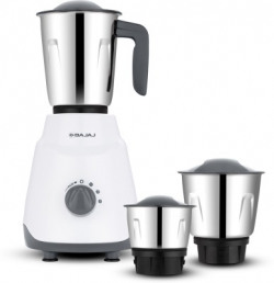 BAJAJ 410579 3 500 W Juicer Mixer Grinder (3 Jars, white/grey)