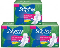 STAYFREE Advanced Ultra - Comfort Soft XL Sanitary Pad(Pack of 42) Sanitary Pad(Pack of 42)