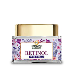 Himalayan Organics Retinol Night Cream for women for wrinkles, lines and skin dullness | with Hyaluronic Acid & Vitamin E | 50ml