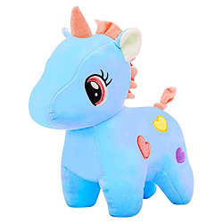TEDSTREE 25Cm Blue Unicorn Color Could be Dark in Real Skin Friendly Cute Stuffed Plush Soft Toy for Kids Lovable Huggable Perfect Present for Birthday, Babies & Childern (Blue/ 25cm)