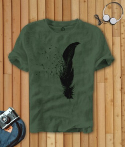 TRIPR Printed Men Round Neck Dark Green T-Shirt Starts@179