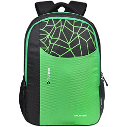 Murano Galaxy 29 LTR Casual Backpack with 2 Compartment and Polyester Water Resistance Backpack for Men and Women- Black and Green