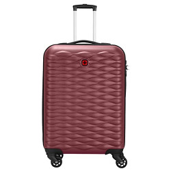 WENGER ABS in-Flight Carry-on Hardside Swiss Designed-Blend of Style & Function Suitcase (38 litres, Red) 612236