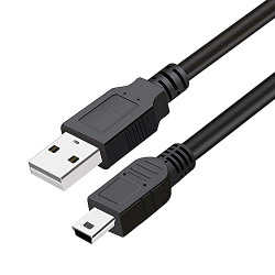 JGD PRODUCTS USB 2.0 A to 5 pin Mini USB B Cable for External HDDS/Camera/Card Readers, etc (33 CM)