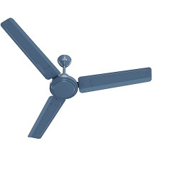 Polycab Nippy 1200mm 1-Star 52 Watt, High Speed & High Air Delivery Ceiling Fan For Home | 100% Copper Winding Motor | Corrosion Resistant G-Tech Blades | 2 years warrantyClassic Blue