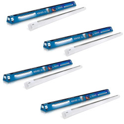 Philips TwinGlow 20-Watt +20-Watt LED Up-Down Batten Tubelight (Pack of 4) 