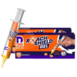 DND Secure Roach Shield Gel - Anti Cockroach Gel | Roach Repellent | Cockroach Killer | 45-Day Shield against Cockroaches | Pack of 2-32 g Each