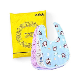 MY NEWBORN Baby Bibs Apron for Baby boy and Girl Assorted- Pack of 3