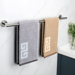 GLOXY by GLOXY Heavy Round Towel Holder/Towel Stand/Towel Hanger for Bathrooms/ Kitchen Silver Towel Holder(Stainless Steel)