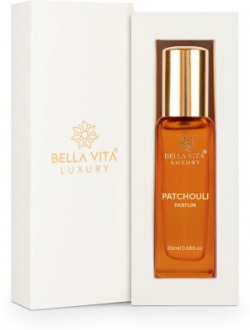 Bella vita organic Patchouli Parfum with Long Lasting Sweet, Spicy, Smokey Fragrance, Unisex Perfume  -  20 ml(For Men & Women)