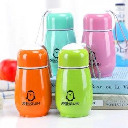 SHARVIN WaterBottle for Kids Penguin shaped 150 ml Bottle(Pack of 1, Multicolor, Plastic)