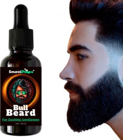 smartdrops Pure Beard Growth Hair Oil 100% Natural Oil Used Beard oil (30 ml)  Hair Oil(30 ml)