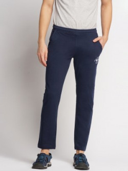 Wildcraft Printed Men Blue Track Pants