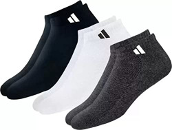 Men and Women Ankle Length Socks (Pack of 3) (Multicolor) Starts@99