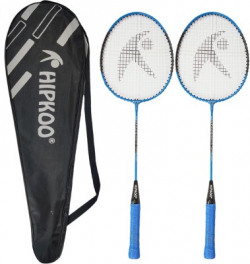 Hipkoo Sports EXCELLENT BADMINTON RACKET (SET OF 2) Blue Strung Badminton Racquet(Pack of: 2, 95 g)