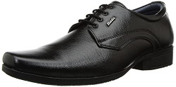 BATA mens Boss-ace Black Uniform Dress Shoe - 9 UK (8216226)