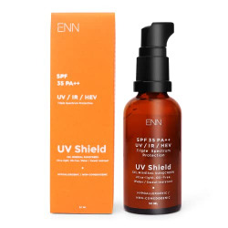 Enn Uv Shield Ultra Light Gel Based Sunscreen With Spf 35 Pa ++ Triple Specturm Protection from UVA & UVB Rays, Suitable for All Skin Type, 50ml