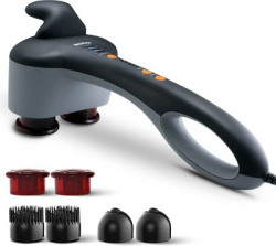 beatXP Thunder Pro Hammer Electric Dual-Head Massage Machine for Full Body Pain Relief Percussion Massager(Jade Black)