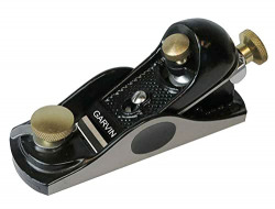 GARVIN Tools Adjustable Block Plane With Solid Brass Kit 160mm Long Blade Width 35mm Heavy Duty Seasoned Casting Plane