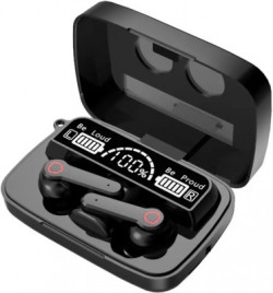 Highnotes M19 Earbuds/TWS/buds 5.1 Earbuds with 280H Playtime, Headphones with Power Bank Bluetooth Headset(Black, True Wireless)
