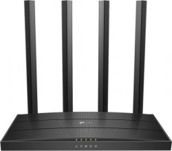TP-Link Archer C6 MU-MIMO Gigabit 1200 Mbps Wireless Router (Black, Dual Band)
