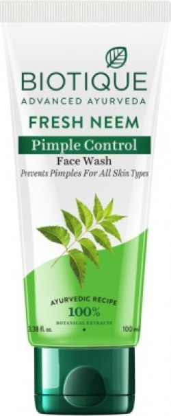 BIOTIQUE Fresh Neem Pimple Control  Face Wash(100 ml)