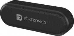 Portronics Phonic 15W Portable Wireless Speaker with TWS, Built-in Mic, Aux-in 15 W Bluetooth Speaker(Black, Stereo Channel)
