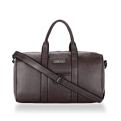 Lavie Sport Captain Leatherette Unisex Weekender Duffle Bag | Stylish & Spacious Duffle Bag | Duffle Bag for Gym, Sports, Training
