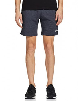 Cherokee by Unlimited Men's Cherokee Regular fit Shorts (CHMESRT10201G17003_Navy Melange_S)