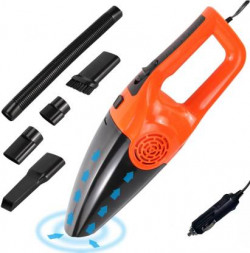 Excelanz Pro Powerful Car Vacuum Cleaner with High Suction for Car Wet & Dry Vacuum Cleaner with Anti-Bacterial Cleaning (Black)