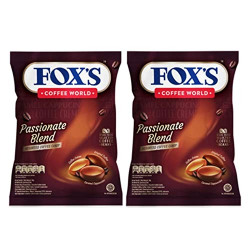 Fox's Crystal Clear Coffee World Passionate Blend Assorted Coffee Candy (125Gms (Pack of 2))