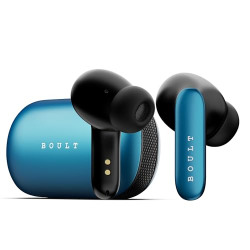 Boult Audio Newly Launched Z20 Pro Truly Wireless in Ear Earbuds with 60H Playtime, 4 Mic ENC Clear Calling, 45ms Low Latency Gaming, 13mm Bass Drivers, Bluetooth 5.3, Ear Buds TWS Headphones (Blue)