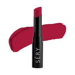 SERY Mattish Lipstick |Creamy Matte Texture Lip Color, Weightless, Long Lasting, Highly Pigmented, Lip Hydrating & Moisturizing |Girls Night, 3.5gms