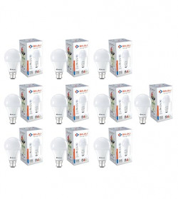 Bajaj Ivora Hb Led Lamp 9W Cdl Cool Daylight | Energy Efficient | Environment Friendly | Ir, Uv Free | 3.5 Kv Surge Protection | Led B22 Bulb For Home | (Pack Of 10) | 1 Yr Warranty