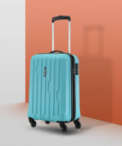 Small Cabin Suitcase (55 cm) - Storm Hard-Sided Polycarbonate Cabin Teal 20 inch |55cm Trolley Bag - Teal